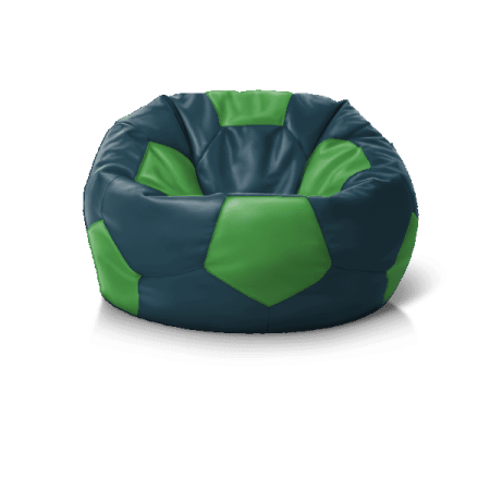 Крісло м''яч MidnightBlue + Green' — м’які меблі для дому, комфорт і зручність на кожен день.